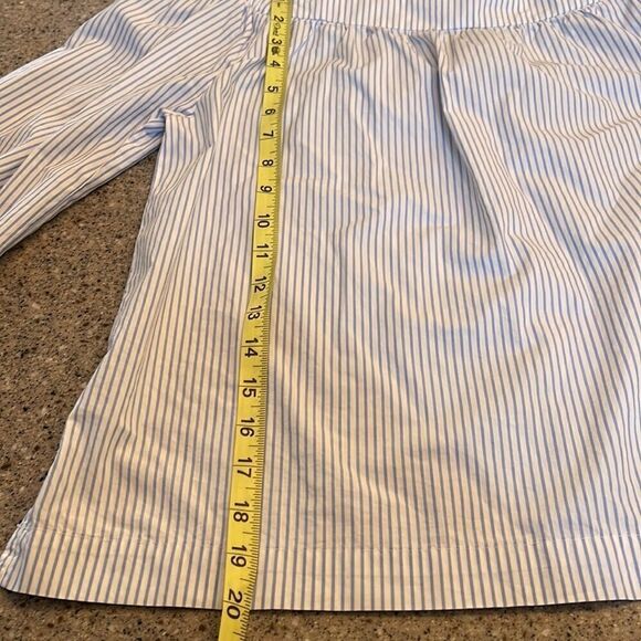 MADEWELL Clean Off-the-Shoulder Top in Stripe - Picture 9 of 9